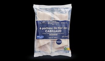 6 portions de filet de cabillaud MSC
