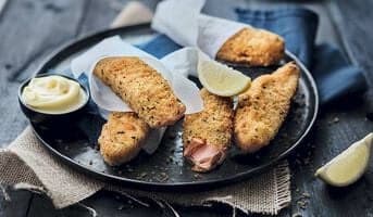 Saumon pané ASC, 4 à 6 portions de filets