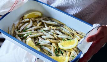 Eperlans d'Amérique poissons entiers pour friture