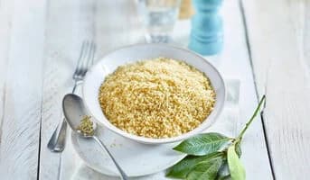 Graine de couscous cuisinée à l'huile d'olive, bio