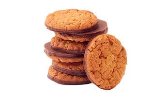 Sablés chocolat au lait, noisette-caramel