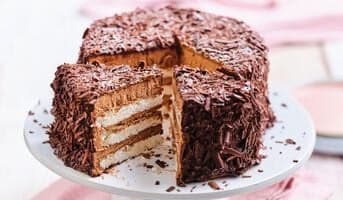 Merveilleux au chocolat, 6 parts