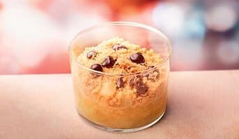 Crumble poire-chocolat