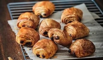 10 Mini-pains au chocolat, pur beurre