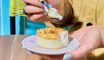 San sebastian cheesecake, 1 part