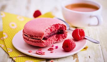 Macaron à la framboise individuel