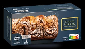 Brioche feuilletée, pur beurre, 6 parts