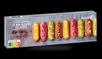 12 Mini-éclairs délicieux