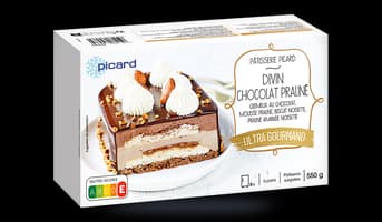 Divin chocolat-praliné, 6 parts