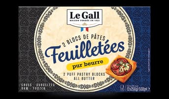 2 Pâtes feuilletées bloc Le Gall
