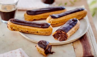 4 Éclairs au chocolat