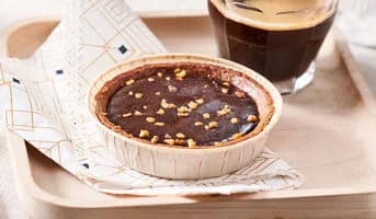 Tartelette au chocolat et au caramel beurre salé