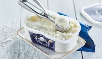 Crème glacée Fou de noix de coco