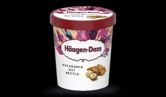 Crème glacée Macadamia Nut Brittle