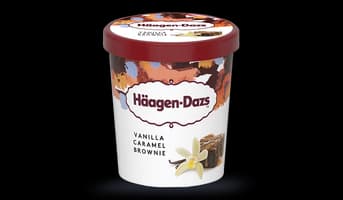 Vanilla Caramel Brownie