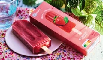 1 Bâtonnet glace fraise basilic