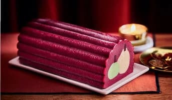 Bûche glacée fruits rouges-pomme, poire, 8 parts