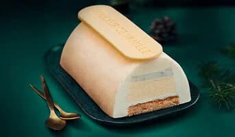 Bûche glacée Douceur de vanille, 4 parts