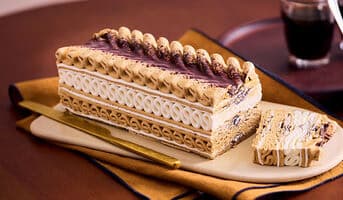 Feuilleté glacé façon tiramisu, 6 parts