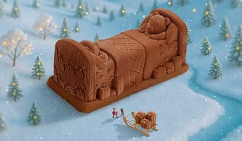 Bûche glacée nuit de Noël, 8 parts