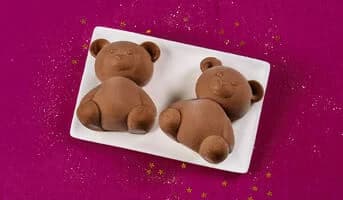 2 Oursons glacés chocolat façon guimauve