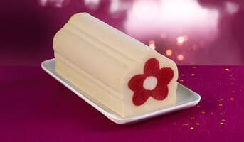 Bûche glacée trois sorberts pomme, f.r., ciron