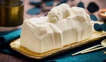 Bûche glacée Neige enchantée, 8 parts
