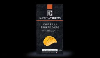 Chips à la truffe d'été Tuber aestivum 1,1% aromatisées