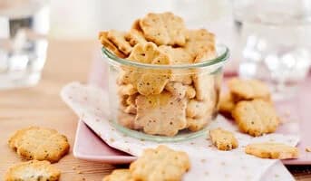 Sablés apéritifs Parmigiano Reggiano pavot