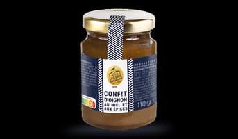 Confit d'oignon au miel et aux épices