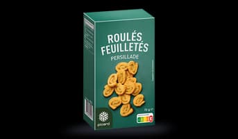 Roulés feuilletés persillade