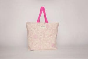 Sac en coton color block