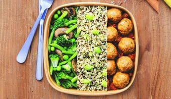 Trio de légumes champignons grillés persillés