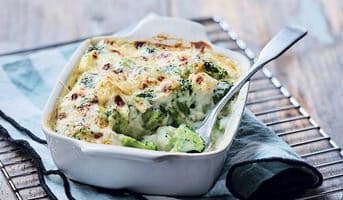 Gratin duo de choux bio