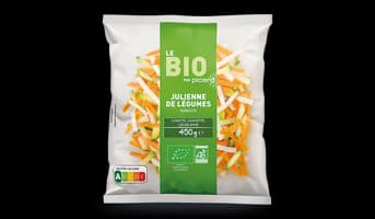Julienne de légumes bio, France