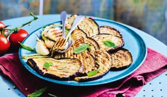 Aubergines grillées sans résidu de pesticides, Italie