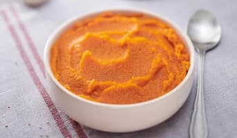 Purée de carotte sans résidu de pesticides