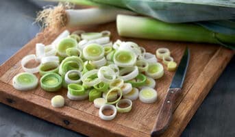 Poireaux émincés bio, France ou Belgique