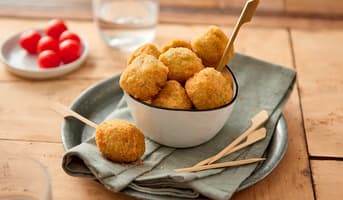 12 Bouchées de légumes carotte jaune, brocoli, emmental