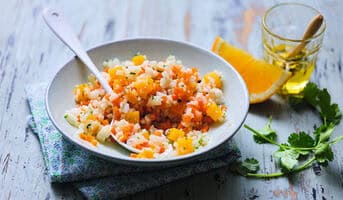 3 Sachets vapeur assaisonnés à l'orange, coriandre