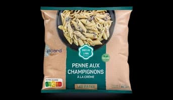 Penne aux champignons à la crème