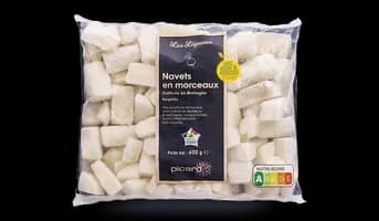 Navets en morceaux sans résidu pesticides, France