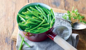 Haricots verts très fins sans résidu de pesticides