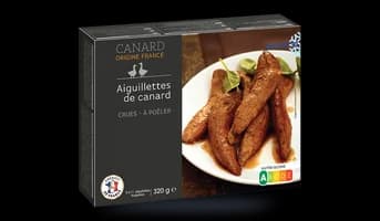 Aiguillettes de canard, origine France