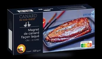 Magret de canard laqué canard du Sud-Ouest