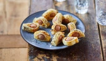 20 Mini-feuilletés saucisse