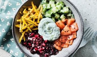 Salad bowl au saumon