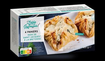 4 Paniers noix de Saint-Jacques à la bretonne