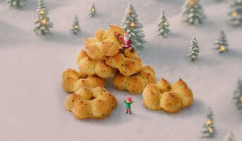 14 Couronnes mini choux Parmigiano, truffe blanche