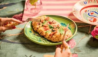 Pizza con prosciutto,jambon cru, figues,mascarpone